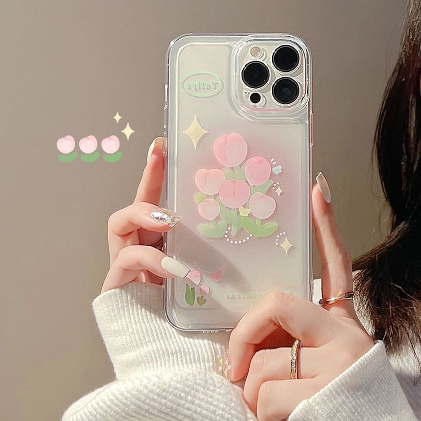 Tulip Holographic Phone Case - Compatible with iPhone and Huawei