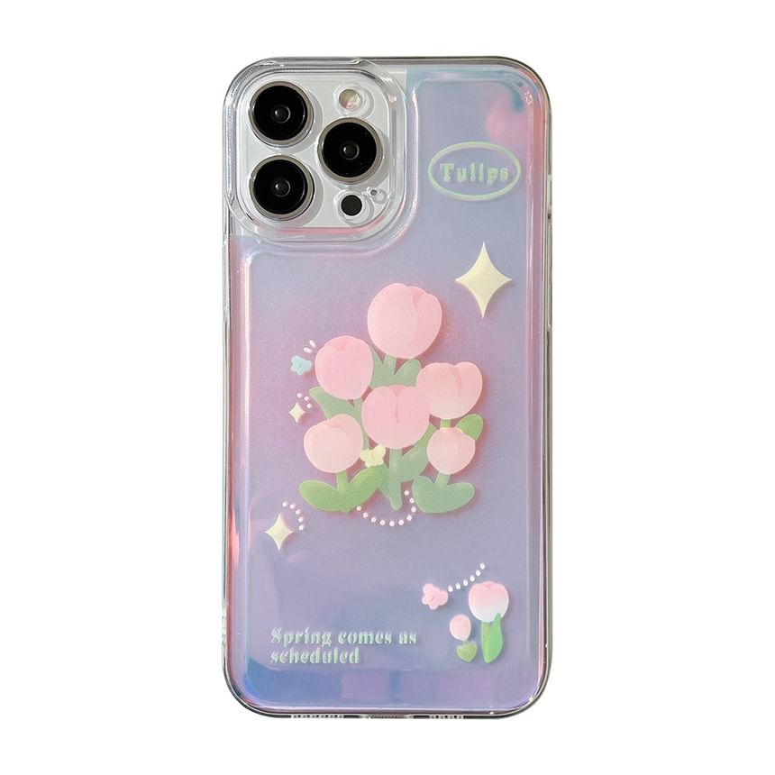 Tulip Holographic Phone Case - Compatible with iPhone and Huawei