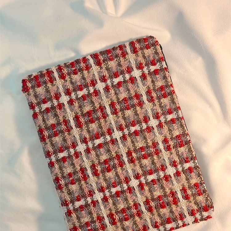 Plaid Knit Tablet Case - Compatible with iPad