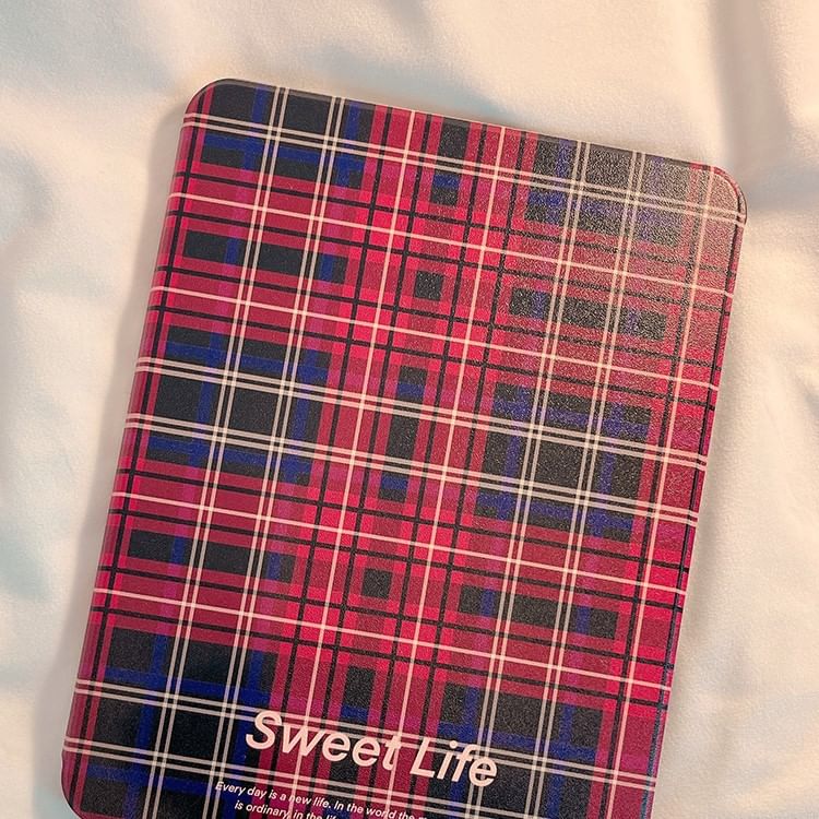 Case iPad Plaid