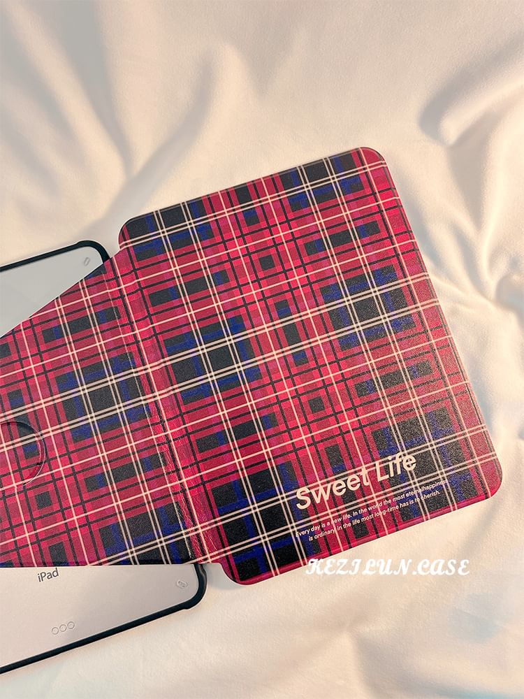 Case iPad Plaid