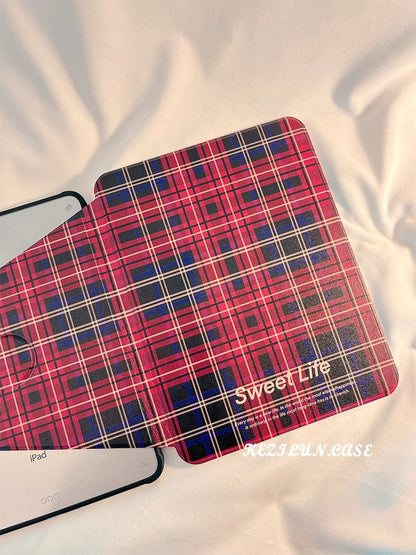 Case iPad Plaid