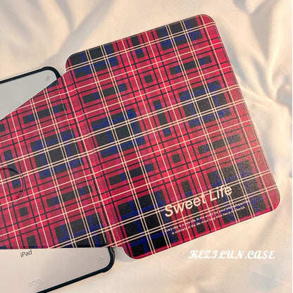 Case iPad Plaid