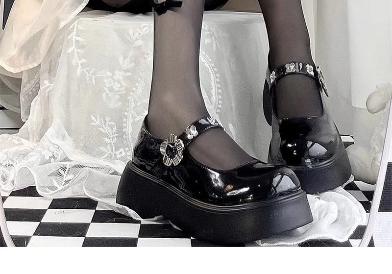 Tights Faux Pearl Bow