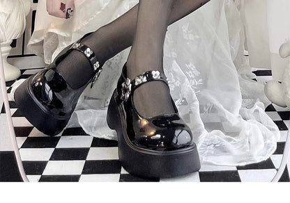 Tights Faux Pearl Bow