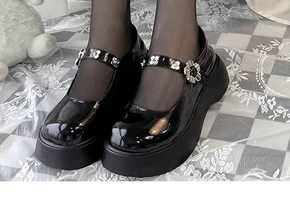 Tights Faux Pearl Bow