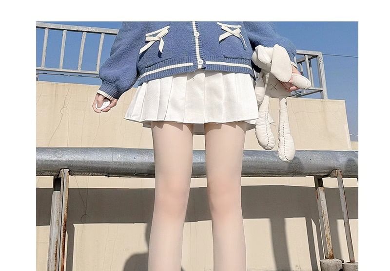 Striped Knit Leg Warmers