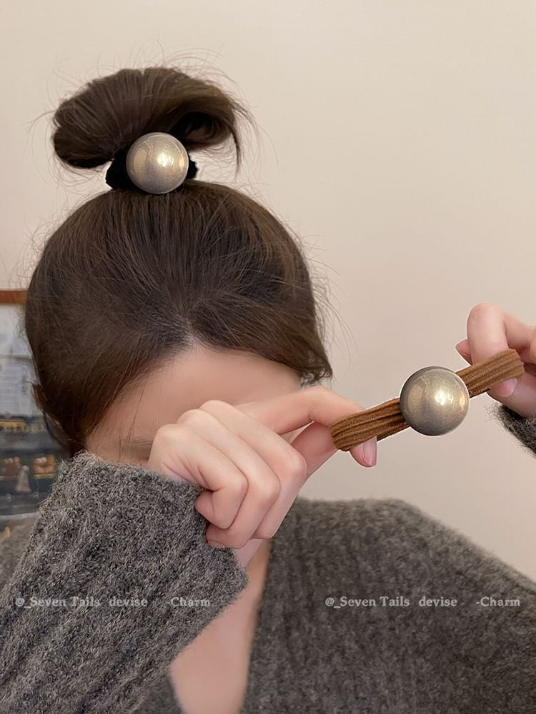 / パールフェイクセットヘアタイ