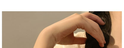 Designs) Hair Faux (Various Clip Mesh Pearl / Rose Scrunchie Tie