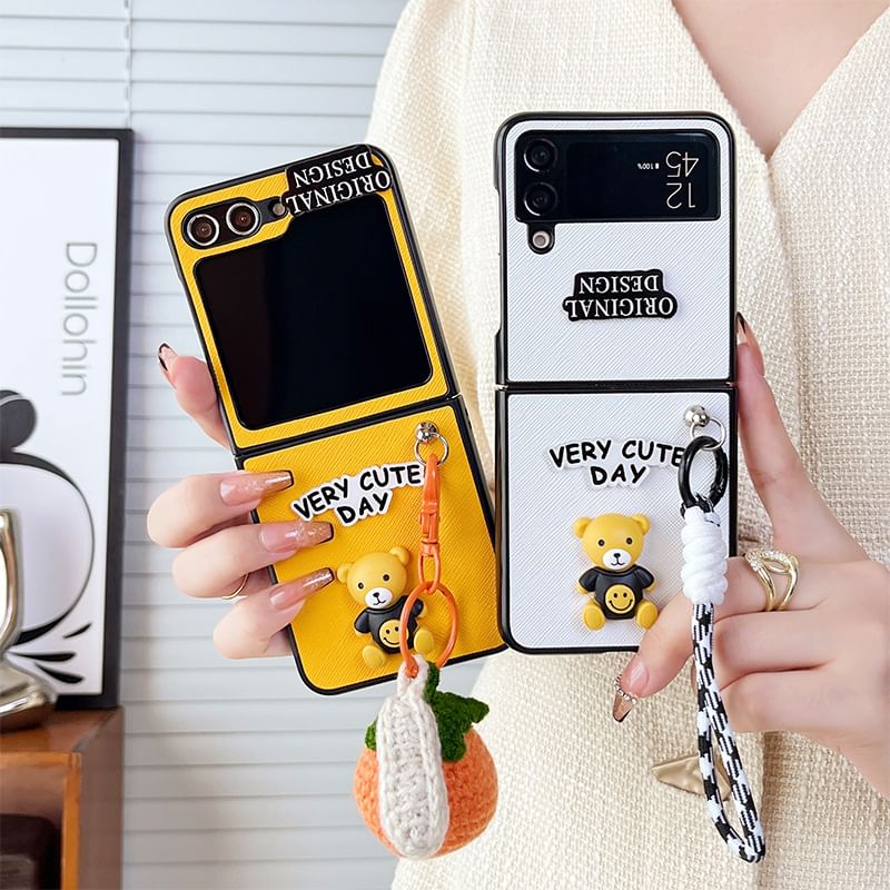 Lettering Bear Case Phone