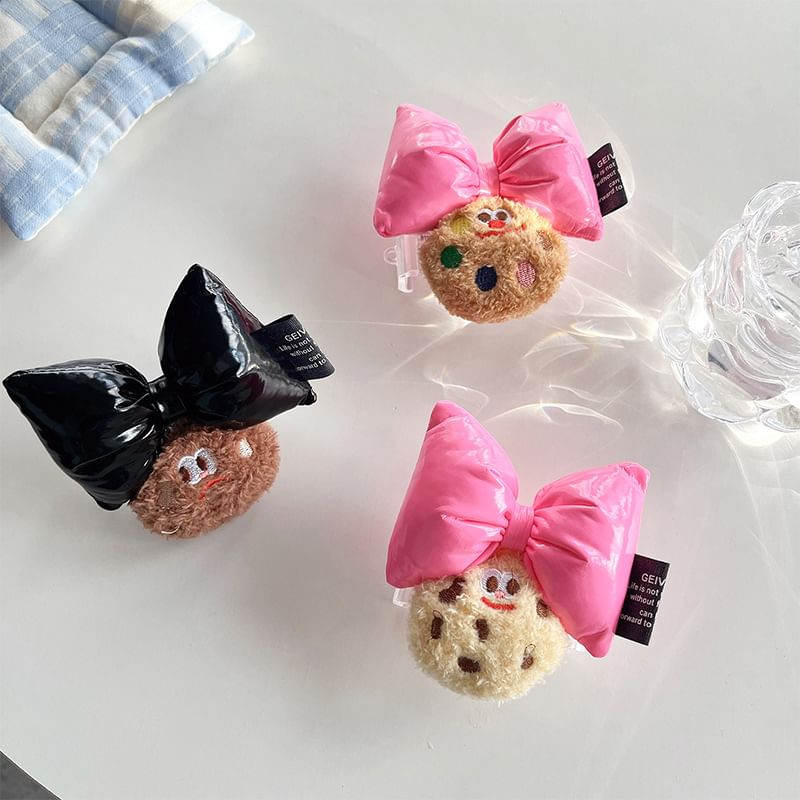 Set Cookie Bow Lanyard Phone Clip /