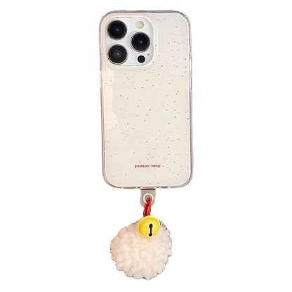 Phone Pom Splattered Bell Case