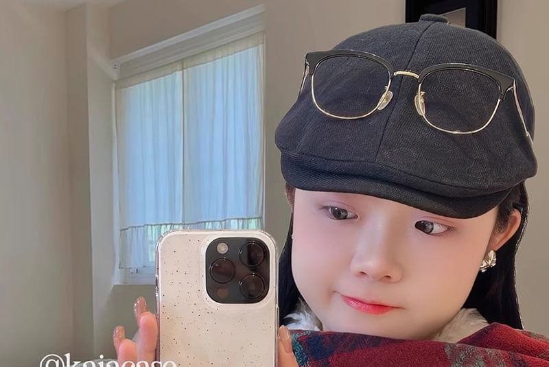 Phone Pom Splattered Bell Case