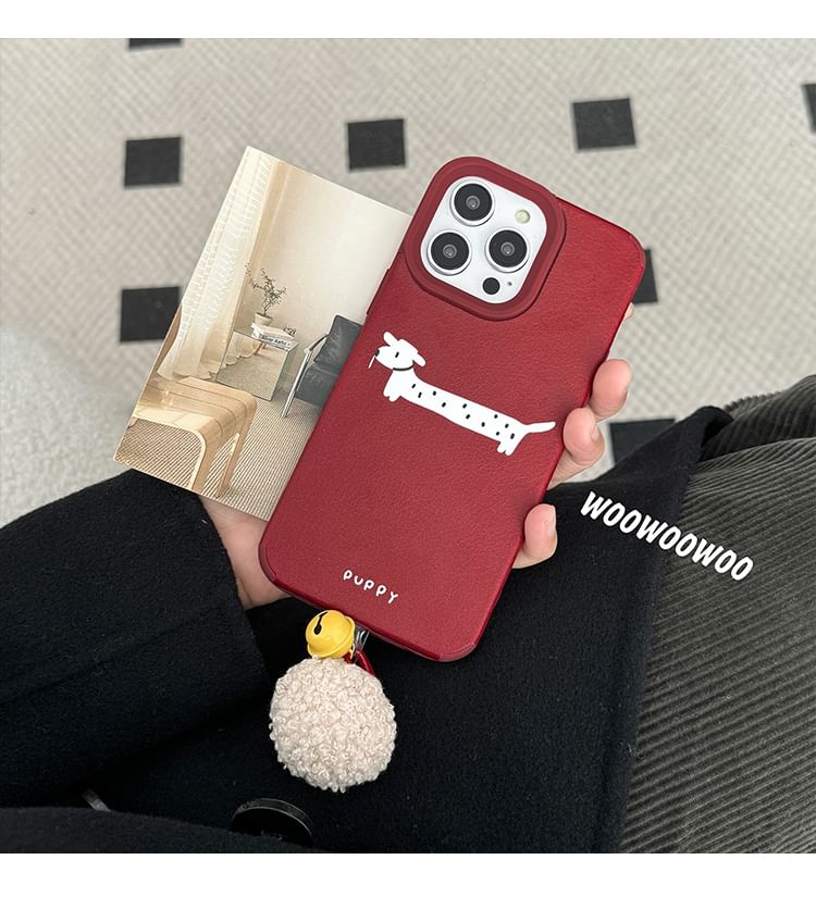 Hundeglocke Handyhülle Pom