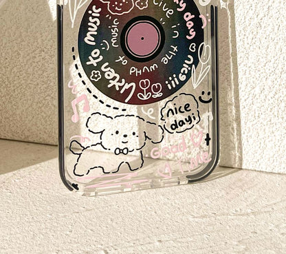 Phone Vinyl Animal Record Case