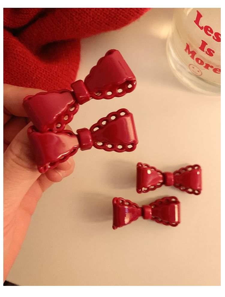 Schleifenclip Haar / Set