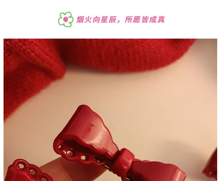 Schleifenclip Haar / Set