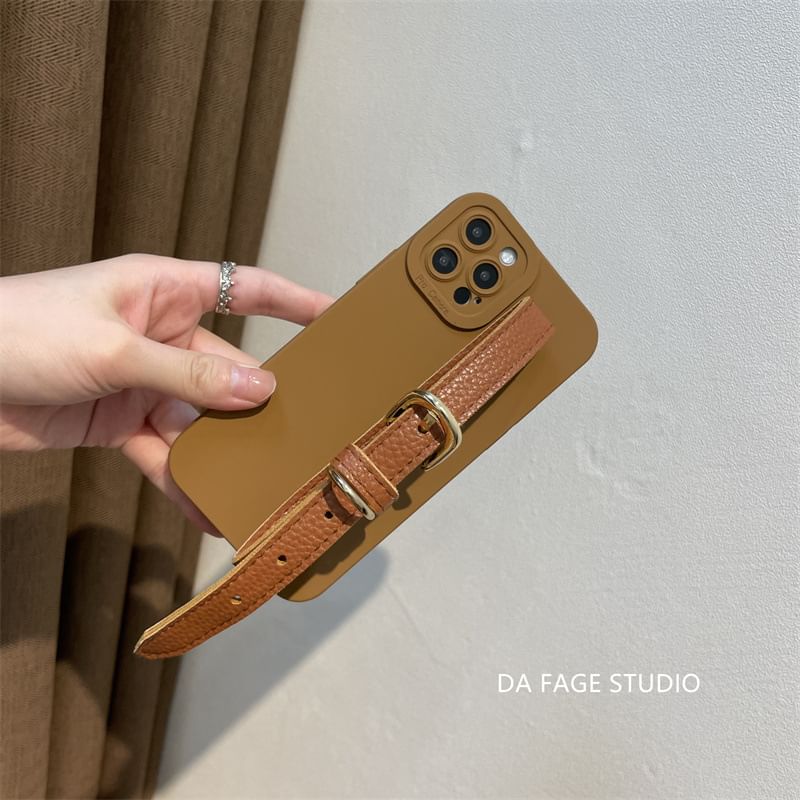 Case Strap Phone Faux Pearl