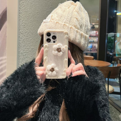 Case Phone Yarn Floral