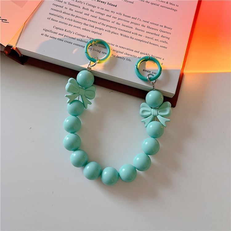 ストラップボウビーズフォン