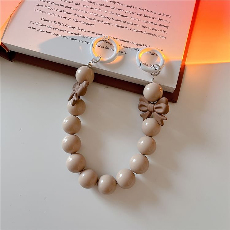 ストラップボウビーズフォン