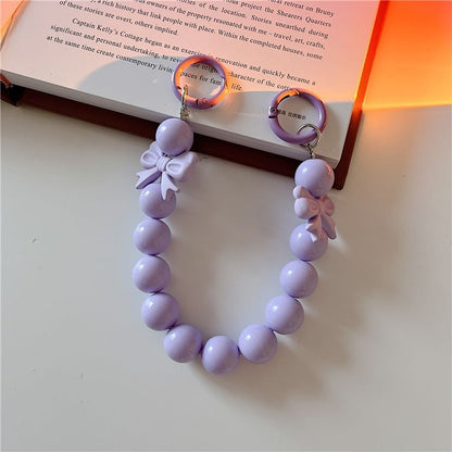 ストラップボウビーズフォン