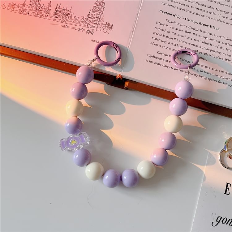 ストラップボウビーズフォン