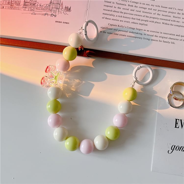 ストラップボウビーズフォン