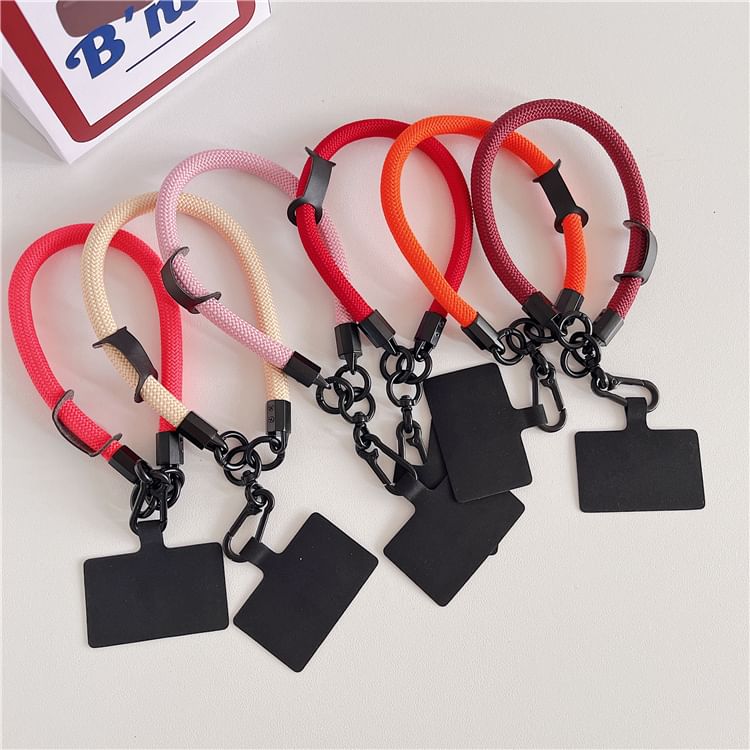 Phone Plain Strap Pad Lanyard with