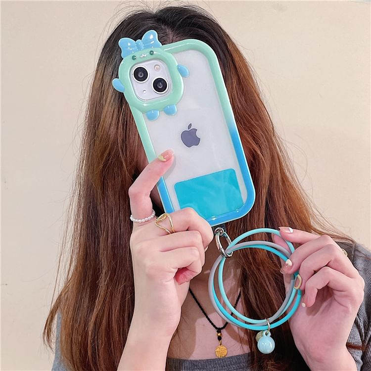 Strap Layered Pad Lanyard Phone mit Hoop