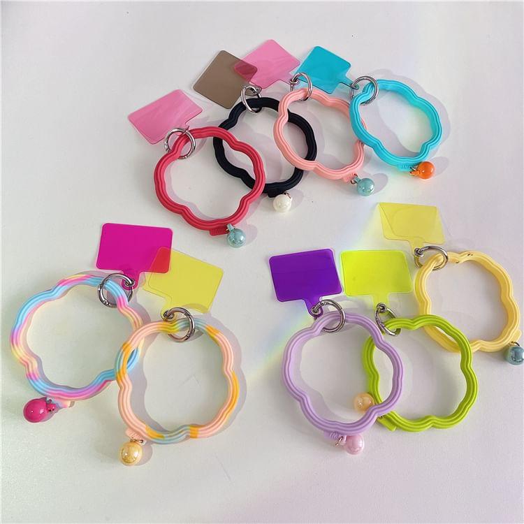 Gewelltes Telefon-Lanyard-Pad mit Riemen