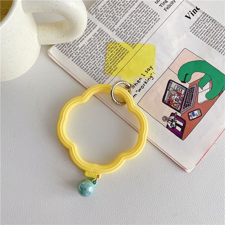 Wavy with Strap Hoop Phone Lanyard Pad