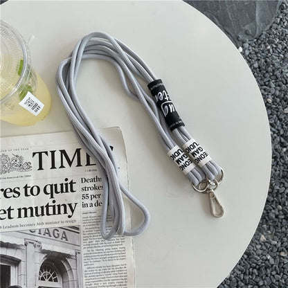 パッドレタリング付き携帯ストラップ