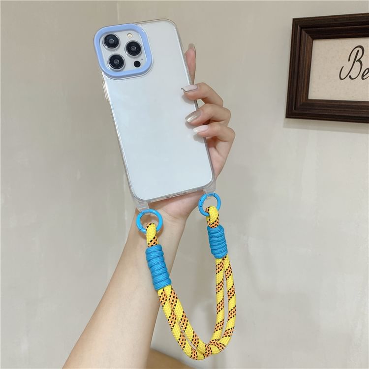 Phone Strap Transparent Case