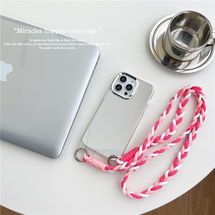 Geflochtene Handy-Lanyard-Hülle