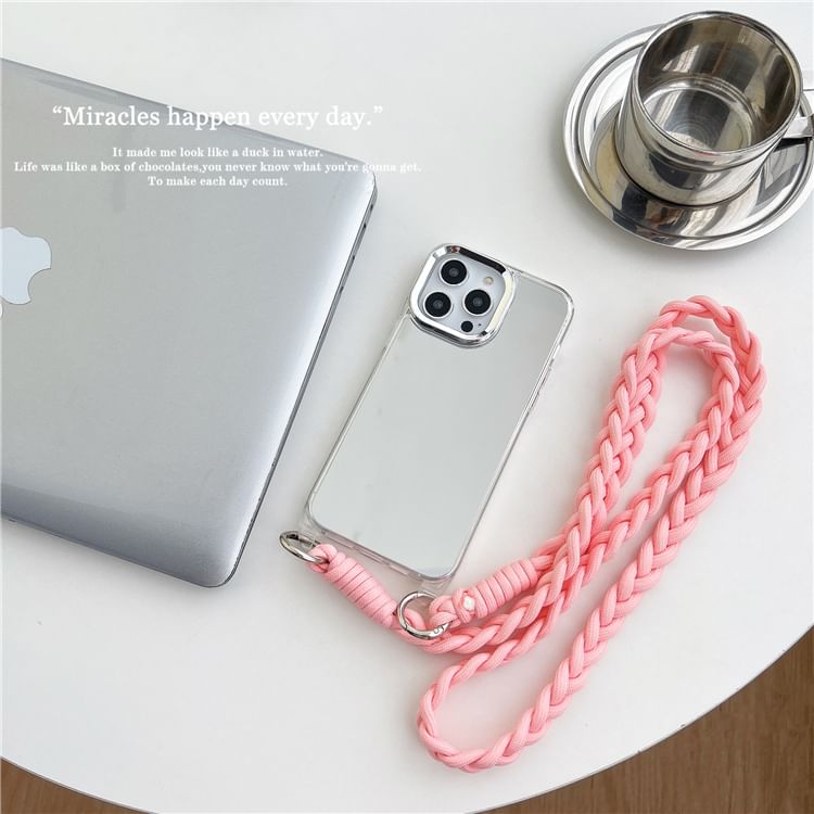 Geflochtene Handy-Lanyard-Hülle