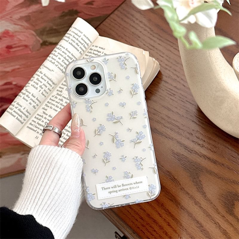 Floral Phone Case - Compatible with iPhone