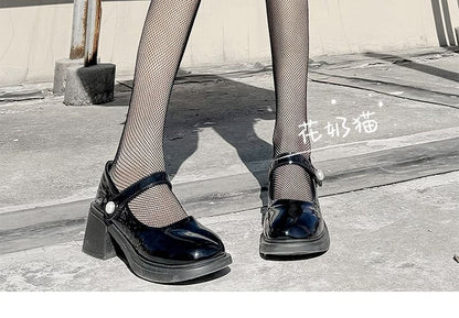 Mesh Stockings Cutout Bow Lace Trim