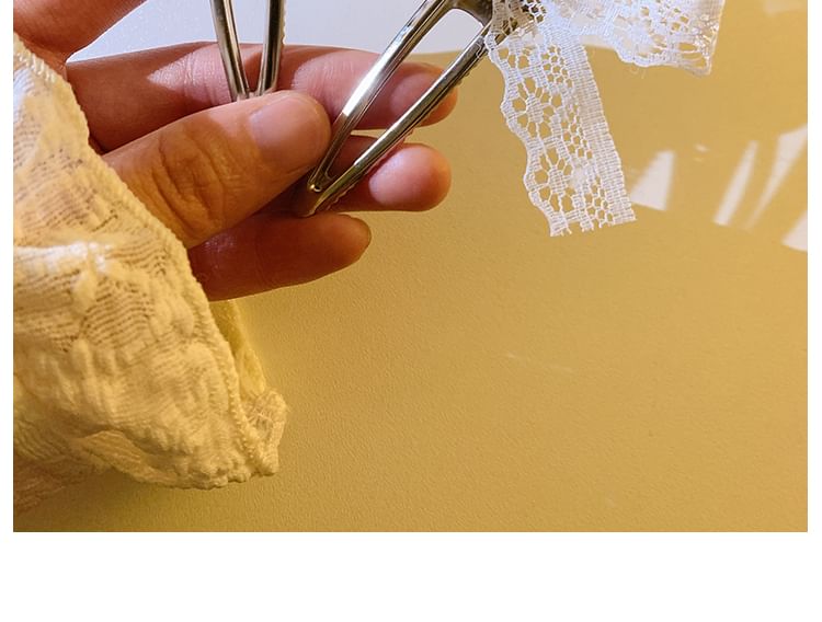 クリップレース/リボンセットヘア