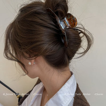 Acrylic Hair Claw Lettering