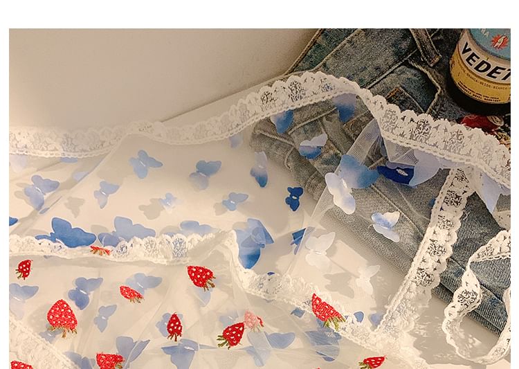 Designs) Trim (Various Head Triangle Scarf Lace