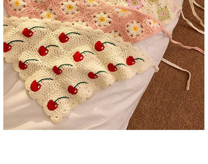 Scarf Embroidered Triangle (Various Designs) Head