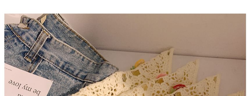 Scarf Embroidered Triangle (Various Designs) Head