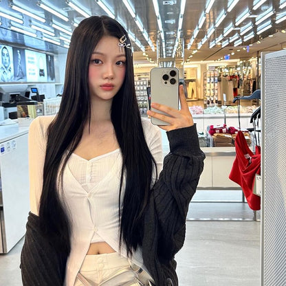 Alloy / Rhinestone Clip Bow Hair Set