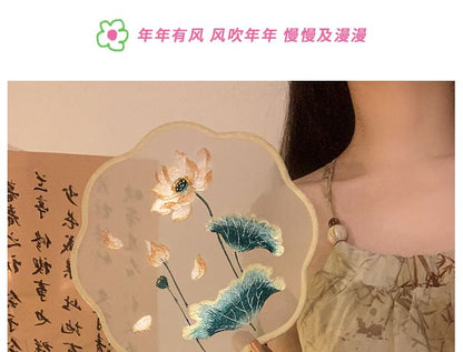 Hand-/Fächerbestickte Druckquaste