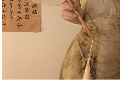 Hand-/Fächerbestickte Druckquaste