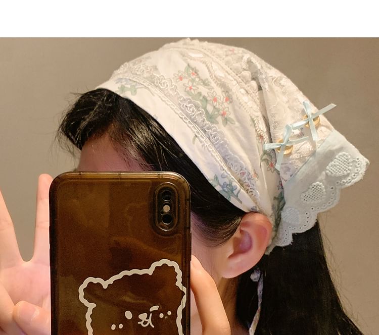 Lace Chiffon (Various Designs) Bandana