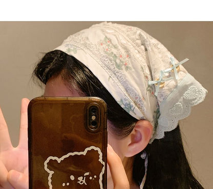 Lace Chiffon (Various Designs) Bandana