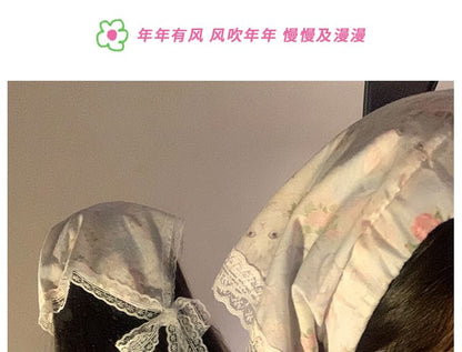 Stirnband-Designs mit Spitzendruck) (Bandana mit verschiedenen Verzierungen