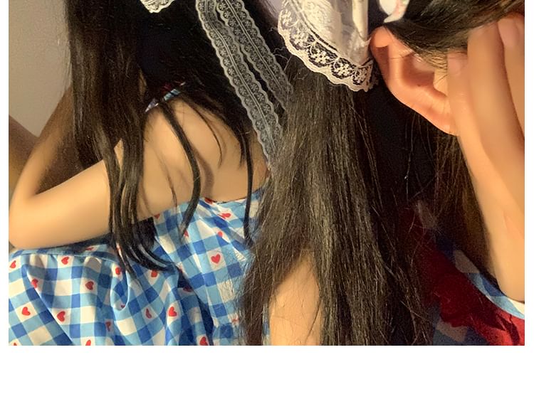 Stirnband-Designs mit Spitzendruck) (Bandana mit verschiedenen Verzierungen